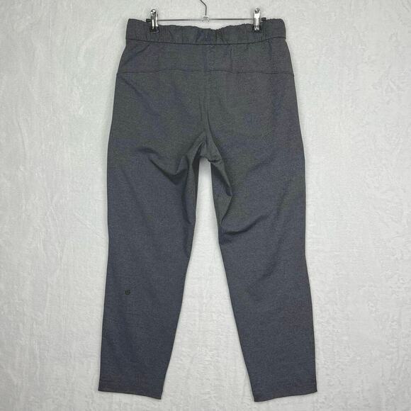 Lululemon On The Fly Pant  27" Size 8 Heathered Black‎ (Gray) - Picture 2 of 14